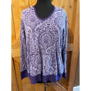 Women's Reversible Medium Lightweight Hoodie Purple